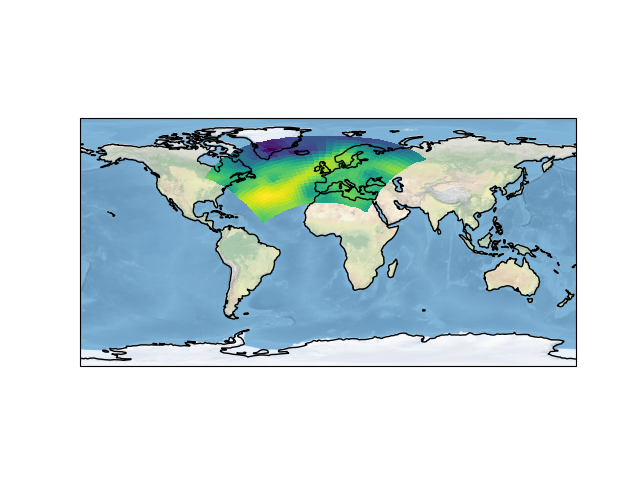 plot rotated pole mapping